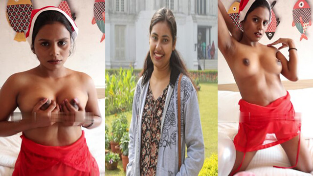 Model Sanchita Bose Boobs – Show In Christmas Outfit ~ App Content
