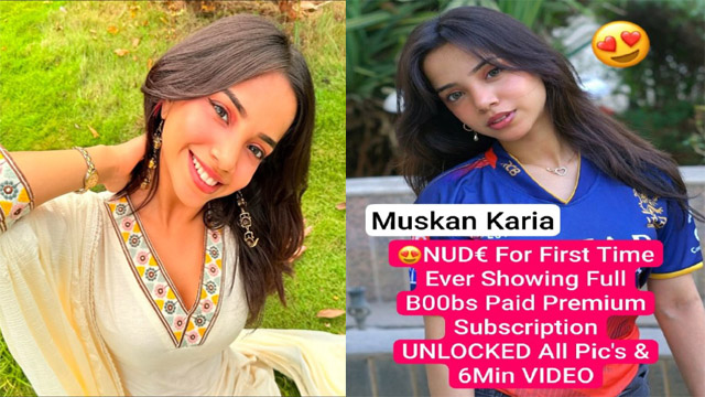 Muskan Karia Famous Instagram Influencer Nude – For First Time Ever Showing Full Boobs – Paid Premium Live
